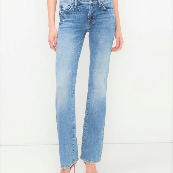 7 for all mankind Jeans size 28 Boot Cut RN#65199 B54 - Picture 2 of 14